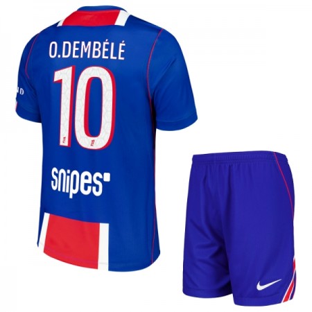 Paris Saint-Germain Ousmane Dembele 10 Barn Hjemmedrakt 2026-27 Kortermet Paris Saint-Germain Ousmane Dembele 10 Barn Hjemmedrakt 2026-27 Kortermet