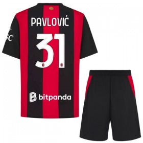 AC Milan Pavlovic 31 Barn Hjemmedrakt 2026-27 Kortermet