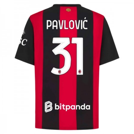 AC Milan Pavlovic 31 Hjemmedrakt 2026-27 Kortermet