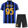 Inter Milan Bastoni 95 Barn Hjemmedrakt 2026-27 Kortermet Inter Milan Bastoni 95 Barn Hjemmedrakt 2026-27 Kortermet