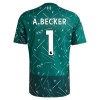 Liverpool A. Becker 1 Keeper Barn Hjemmedrakt 2026-27 Grønn Kortermet