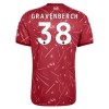Liverpool Gravenberch 38 Hjemmedrakt 2026-27 Kortermet Liverpool Gravenberch 38 Hjemmedrakt 2026-27 Kortermet