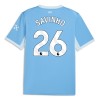 Manchester City Savinho 26 Hjemmedrakt 2026-27 Kortermet Manchester City Savinho 26 Hjemmedrakt 2026-27 Kortermet