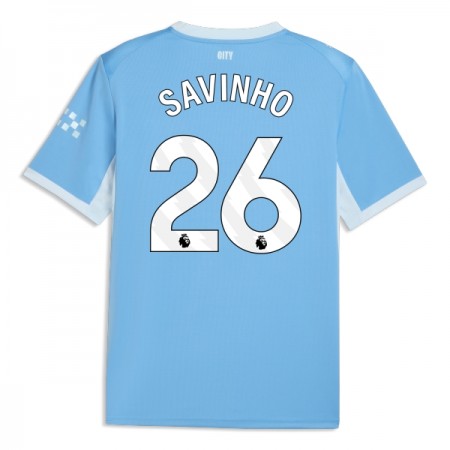 Manchester City Savinho 26 Hjemmedrakt 2026-27 Kortermet Manchester City Savinho 26 Hjemmedrakt 2026-27 Kortermet