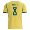 Brasil Bruno Guimaraes 8 Hjemmedrakt VM 2026 Kortermet Brasil Bruno Guimaraes 8 Hjemmedrakt VM 2026 Kortermet
