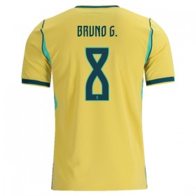 Brasil Bruno Guimaraes 8 Hjemmedrakt VM 2026 Kortermet