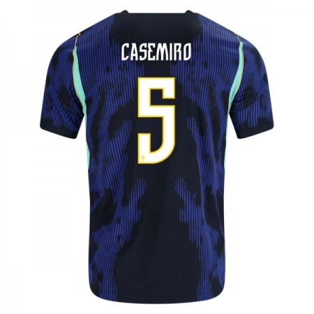 Brasil Casemiro 5 Bortedrakt VM 2026 Kortermet Brasil Casemiro 5 Bortedrakt VM 2026 Kortermet
