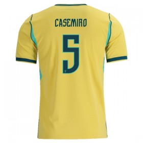Brasil Casemiro 5 Hjemmedrakt VM 2026 Kortermet