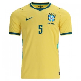 Brasil Casemiro 5 Hjemmedrakt VM 2026 Kortermet