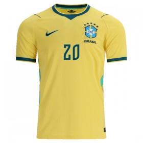Brasil Estevao 20 Hjemmedrakt VM 2026 Kortermet