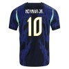 Brasil Neymar JR 10 Barn Bortedrakt VM 2026 Kortermet