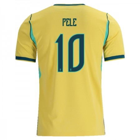 Brasil Pele 10 Hjemmedrakt VM 2026 Kortermet Brasil Pele 10 Hjemmedrakt VM 2026 Kortermet