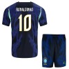 Brasil Ronaldinho 10 Barn Bortedrakt VM 2026 Kortermet Brasil Ronaldinho 10 Barn Bortedrakt VM 2026 Kortermet