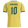 Brasil Ronaldinho 10 Barn Hjemmedrakt VM 2026 Kortermet