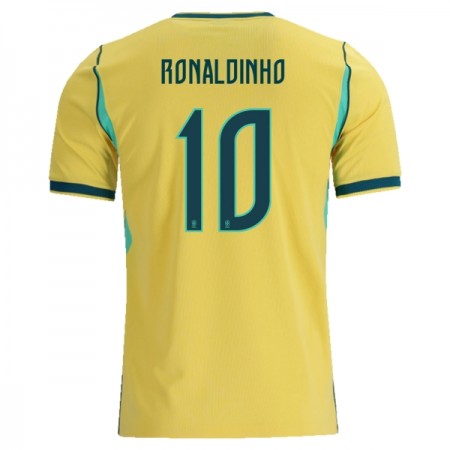 Brasil Ronaldinho 10 Hjemmedrakt VM 2026 Kortermet Brasil Ronaldinho 10 Hjemmedrakt VM 2026 Kortermet