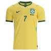 Brasil Vini JR. 7 Barn Hjemmedrakt VM 2026 Kortermet