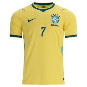 Brasil Vini JR. 7 Barn Hjemmedrakt VM 2026 Kortermet