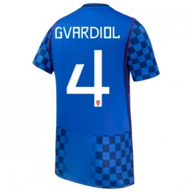 Kroatia Gvardiol 4 Bortedrakt VM 2026 Kortermet