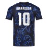 Argentina Maradona 10 Barn Bortedrakt VM 2026 Kortermet