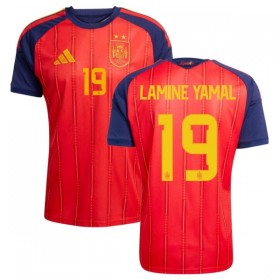 Spania 2 Stars Lamine Yamal 19 Hjemmedrakt VM 2026 Kortermet