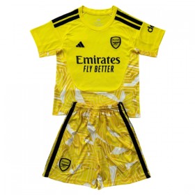 Arsenal Keeper Barn Drakt 2026-27 Gul Kortermet