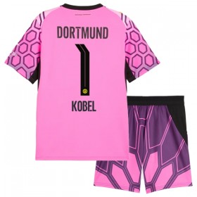 Borussia Dortmund Kobel 1 Keeper Barn Bortedrakt 2026-27 Rosa Kortermet