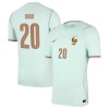 Frankrike Desire Doue 20 Bortedrakt VM 2026 Kortermet Frankrike Desire Doue 20 Bortedrakt VM 2026 Kortermet