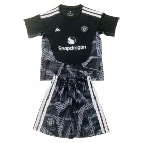 Manchester United Keeper Barn Drakt 2026-27 Svart Kortermet