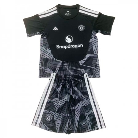 Manchester United Keeper Barn Drakt 2026-27 Svart Kortermet Manchester United Keeper Barn Drakt 2026-27 Svart Kortermet