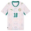 Senegal Sarr 18 Hjemmedrakt VM 2026 Kortermet