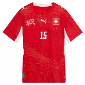 Sveits Djibril Sow 15 Hjemmedrakt VM 2026 Kortermet