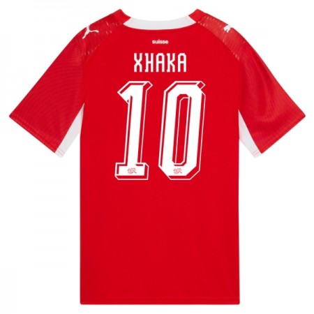 Sveits Granit Xhaka 10 Hjemmedrakt VM 2026 Kortermet Sveits Granit Xhaka 10 Hjemmedrakt VM 2026 Kortermet