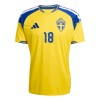 Sverige Ayari 18 Hjemmedrakt VM 2026 Kortermet