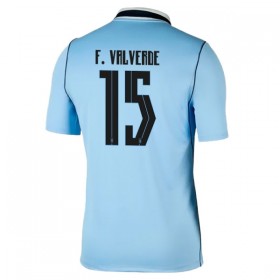 Uruguay Federico Valverde 15 Hjemmedrakt VM 2026 Kortermet