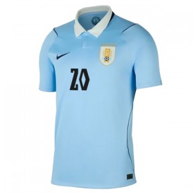 Uruguay Maximiliano Araujo 20 Hjemmedrakt VM 2026 Kortermet