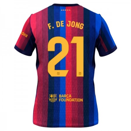 FC Barcelona F. De Jong 21 Hjemmedrakt 2026-27 Kortermet FC Barcelona F. De Jong 21 Hjemmedrakt 2026-27 Kortermet
