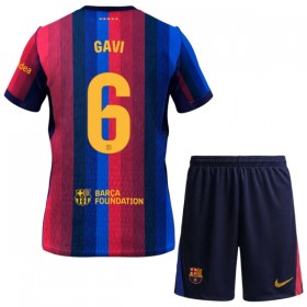 FC Barcelona Gavi 6 Barn Hjemmedrakt 2026-27 Kortermet