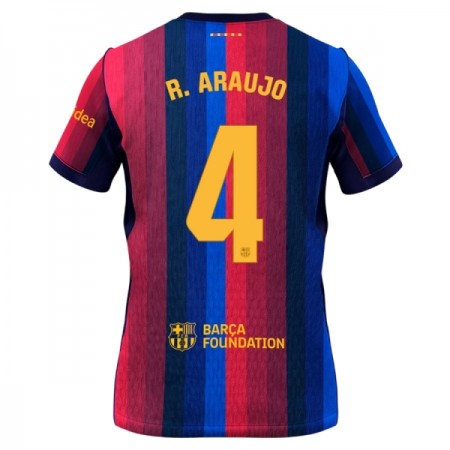 FC Barcelona R. Araujo 4 Hjemmedrakt 2026-27 Kortermet FC Barcelona R. Araujo 4 Hjemmedrakt 2026-27 Kortermet