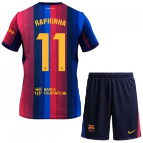 FC Barcelona Raphinha 11 Barn Hjemmedrakt 2026-27 Kortermet