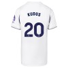 Tottenham Hotspur Kudus 20 Hjemmedrakt 2026-27 Kortermet Tottenham Hotspur Kudus 20 Hjemmedrakt 2026-27 Kortermet
