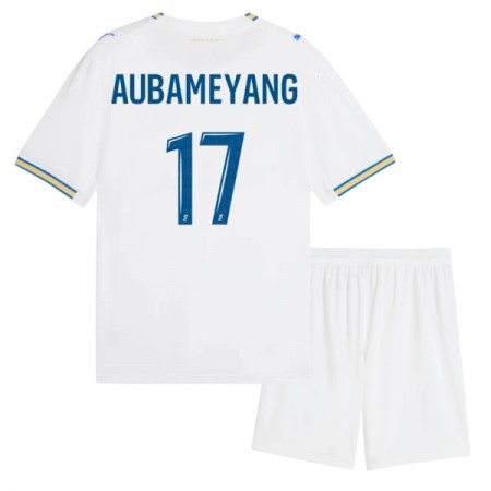Olympique de Marseille Aubameyang 17 Barn Hjemmedrakt 2026-27 Kortermet Olympique de Marseille Aubameyang 17 Barn Hjemmedrakt 2026-27 Kortermet