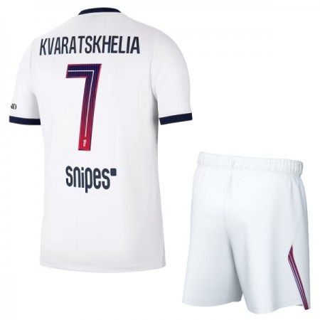 Paris Saint-Germain Kvaratskhelia 7 Barn Bortedrakt 2026-27 Kortermet Paris Saint-Germain Kvaratskhelia 7 Barn Bortedrakt 2026-27 Kortermet