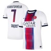Paris Saint-Germain Kvaratskhelia 7 Bortedrakt 2026-27 Kortermet Paris Saint-Germain Kvaratskhelia 7 Bortedrakt 2026-27 Kortermet