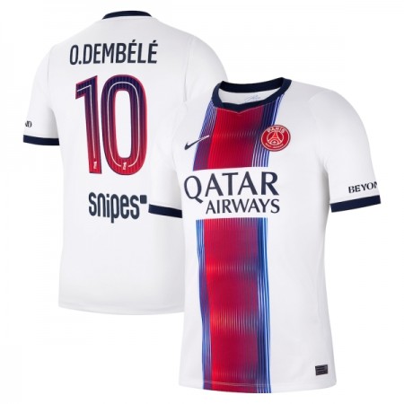Paris Saint-Germain Ousmane Dembele 10 Bortedrakt 2026-27 Kortermet Paris Saint-Germain Ousmane Dembele 10 Bortedrakt 2026-27 Kortermet
