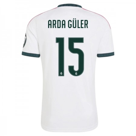 Real Madrid Arda Guler 15 Hjemmedrakt 2026-27 Kortermet Real Madrid Arda Guler 15 Hjemmedrakt 2026-27 Kortermet