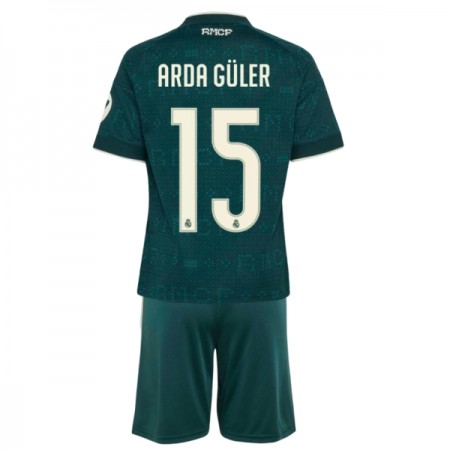 Real Madrid Arda Guler 15 Barn Bortedrakt 2026-27 Kortermet
