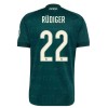 Real Madrid Rudiger 22 Bortedrakt 2026-27 Kortermet