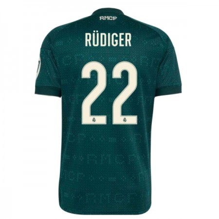 Real Madrid Rudiger 22 Bortedrakt 2026-27 Kortermet