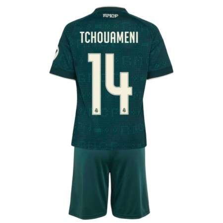 Real Madrid Tchouameni 14 Barn Bortedrakt 2026-27 Kortermet