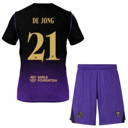 FC Barcelona F. De Jong 21 Barn Bortedrakt 2026-27 Kortermet